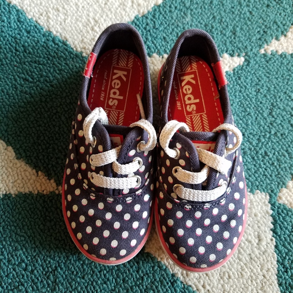 Red, White & Blue Girls Keds Size 7